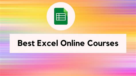 Best excel courses. Things To Know About Best excel courses. 